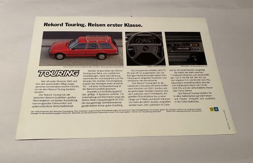 Prospekt Opel Rekord Touring